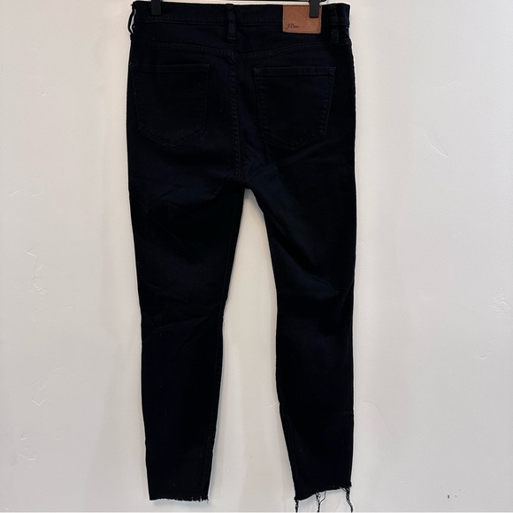JCREW Black Lookout Highrise Skinny Jeans 30 - Picture 7 of 9